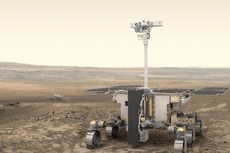 Il rover di ExoMars ' Rosalind Franklin' (fonte:  ESA/ATG medialab)